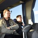 Reisleider Sietze de Vries (links) en Wietse Ouwejan (rechts)
