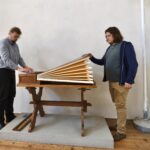 Regaal in de Klosterkirche van Muri met Sander Booij en Sietze de Vries